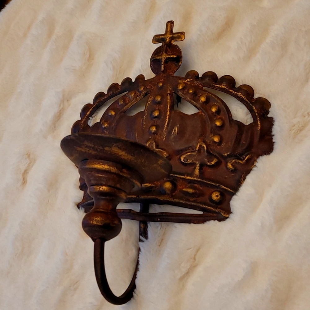 Bronze and Gold Candle Holder.